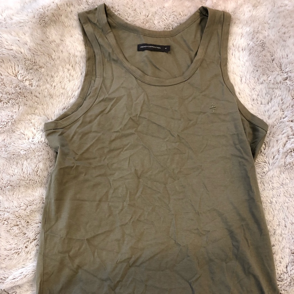 Green Tank Top - French Connection - Medium